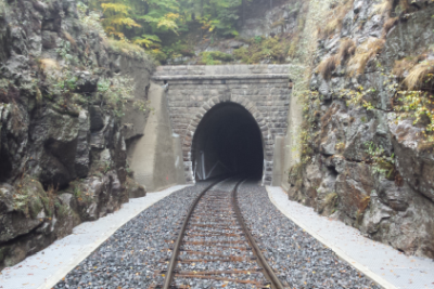 Rekonstrukce Harrachovského tunelu na trati Liberec-Harrachov