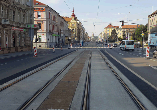 Repanelizace úseků TT Klatovská (úsek Bendova – U Trati a úsek Sukova – zast. Dvořákova)