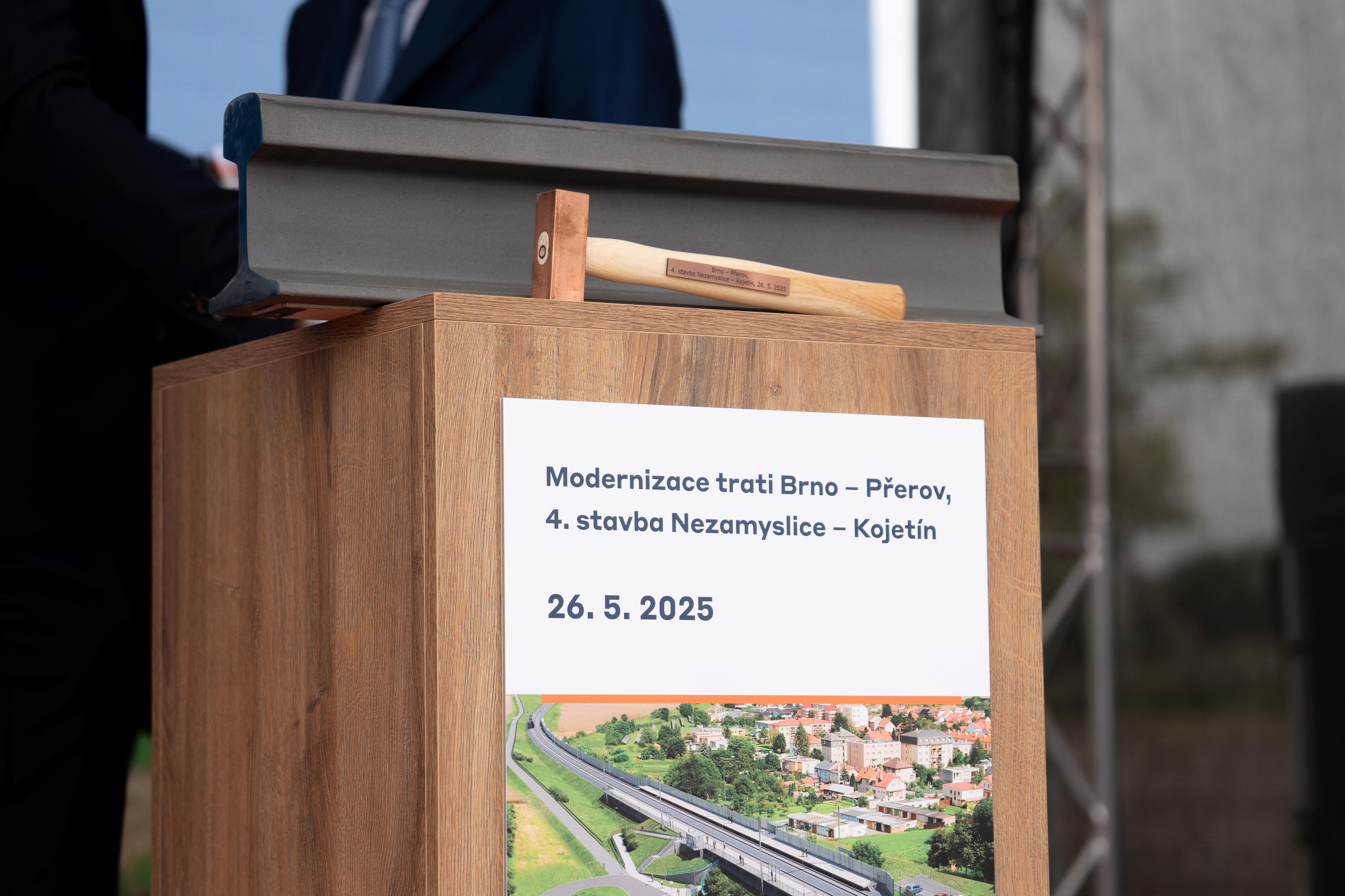 Stavba Nezamyslice - Kojetín slavnostně zahájena