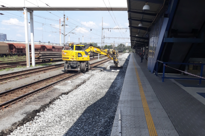 Opravné práce v ŽST Ostrava hlavní nádraží