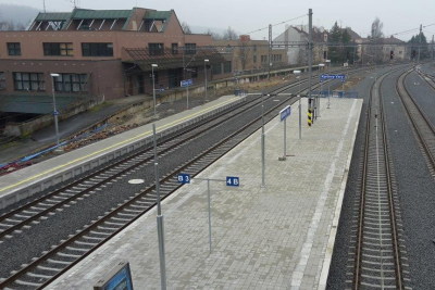 Modernizace ŽST Karlovy Vary – staniční část nástupiště č.1 + 1A, nástupiště č.2