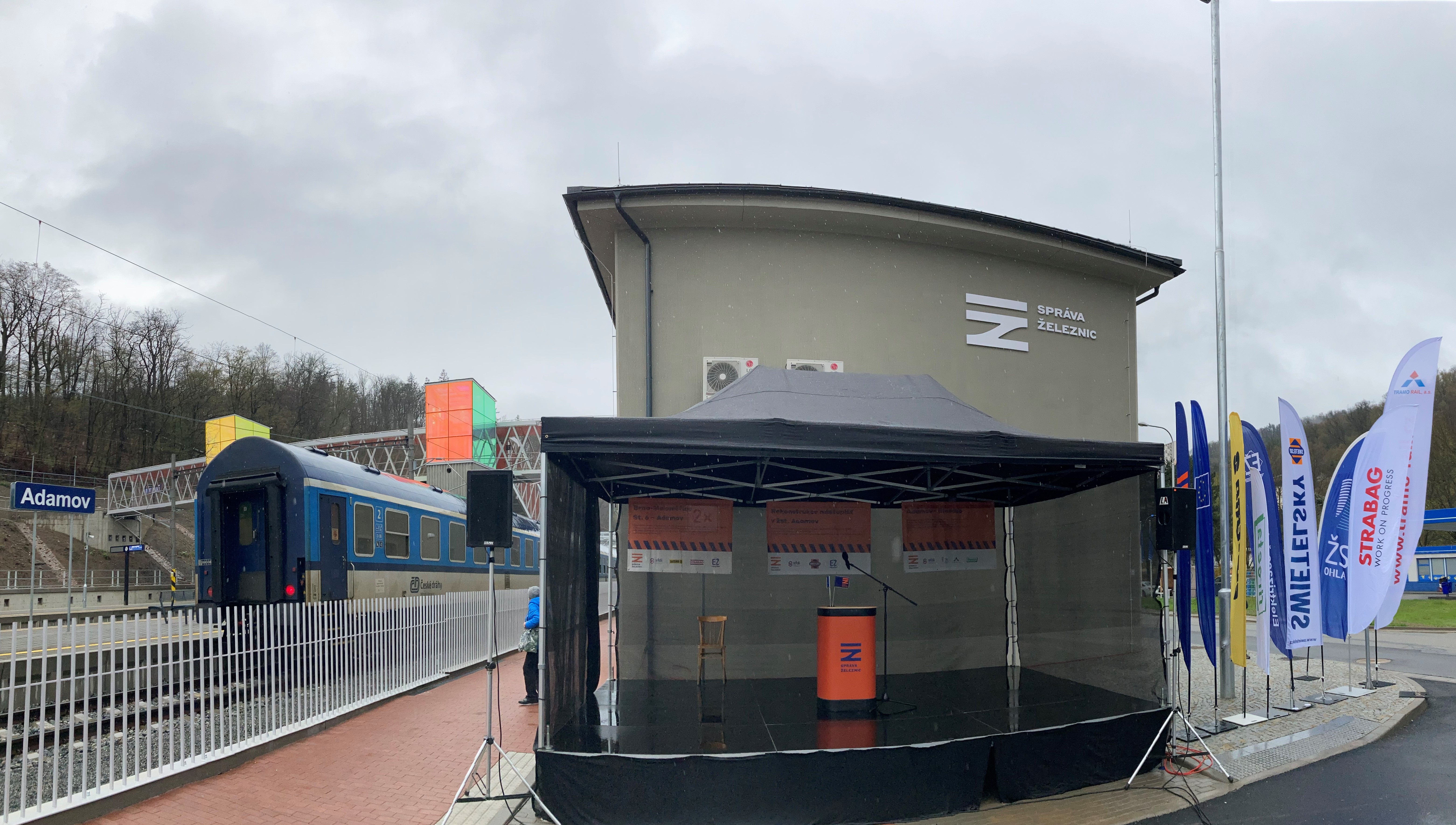 Slavnostní ukončení stavby Brno-Maloměřice – Adamov