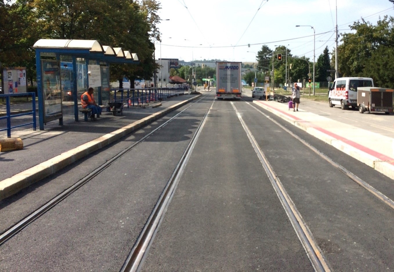 Oprava tramvajové tratě na ul. 17 listopadu v úseku ul. Vřesinská – ul. Dr. Slabihoudka